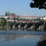Prague castle and the Charles bridge