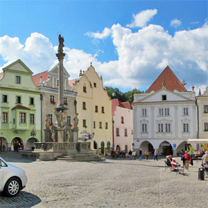 The Old Town Square of Český Krumlov